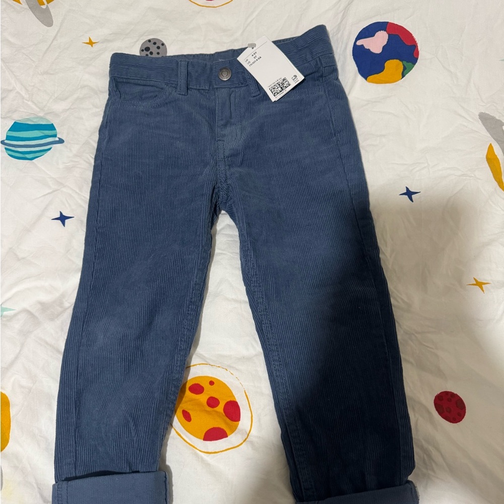 SLIM FIT CORDUROY PANTS